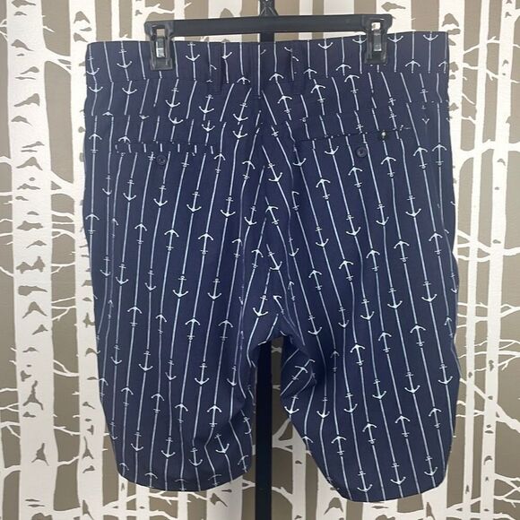 TRUNKS Men’s Multi-Functional Short in Navy Anchor Print sz 34 - Picture 2 of 6